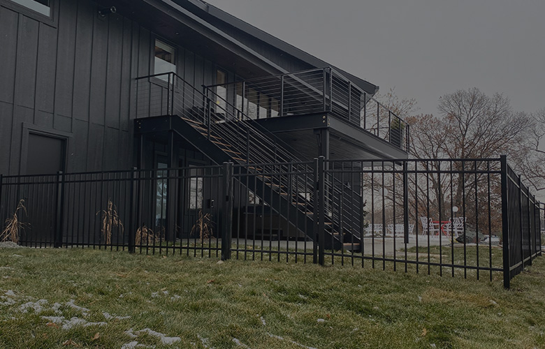 Wrought iron fence installation in Bloomington, MN by Twin Cities fence contractor